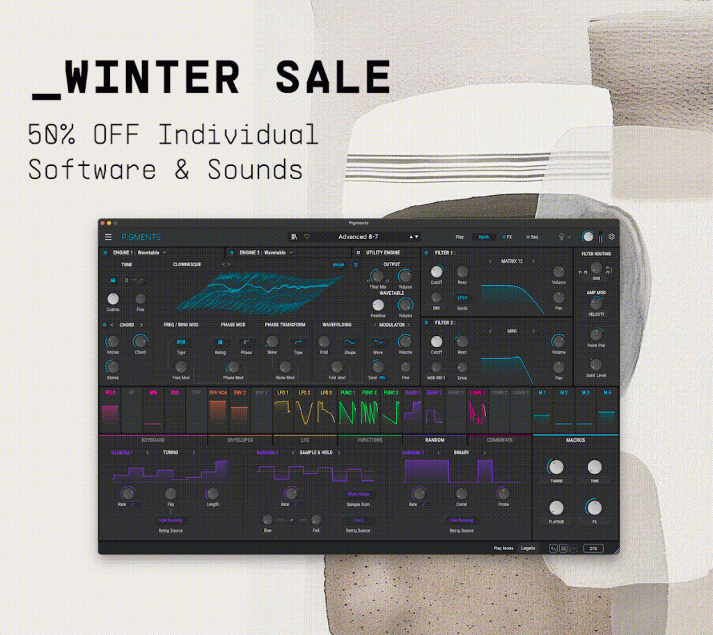 Arturia tem promo de inverno com 50% de desconto em software e bancos de sons individuais 2 unnamed 1