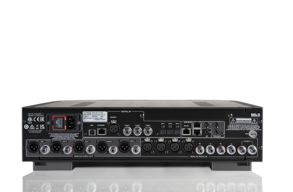 Masimo lança o pré-amplificador Classé Delta PRE Mk II 4 Classe DeltaSeries Delta PRE mkII StereoPreamp Black 112243 01 StudioB X3