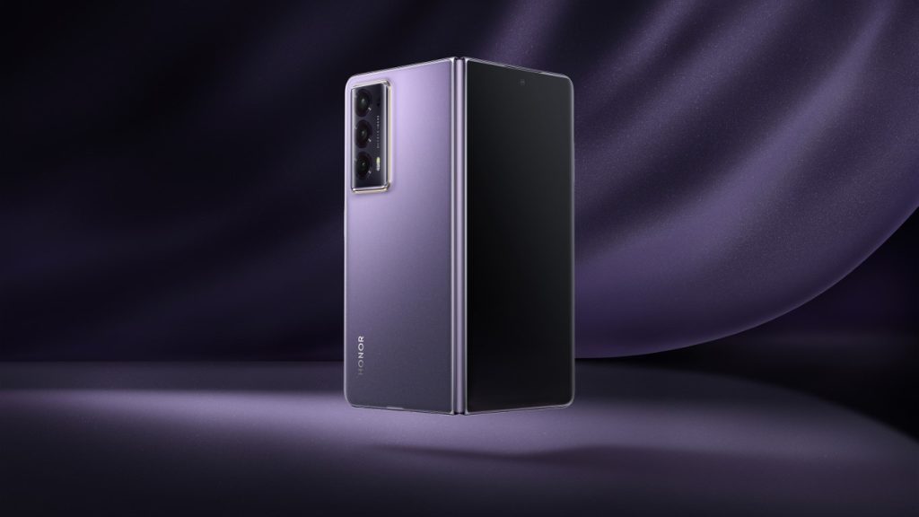 HONOR Magic V2: o dobrável mais fino do mercado chega à Europa 5 HONOR Magic V2 Purple