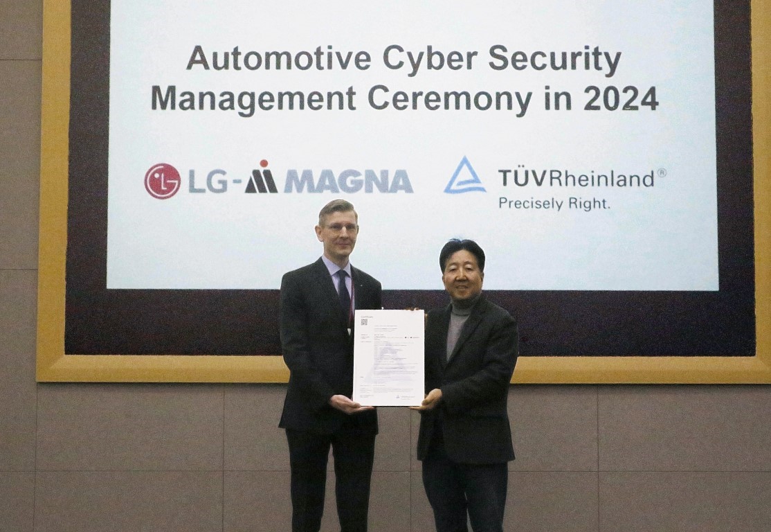 LG Magna adquire certificação Cyber Security Management System