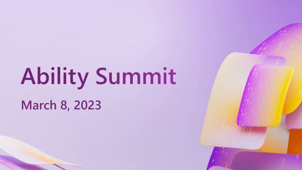 Microsoft Ability summit
