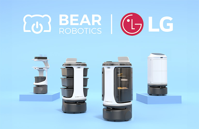 LG faz investimento estratégico na Bear Robotics
