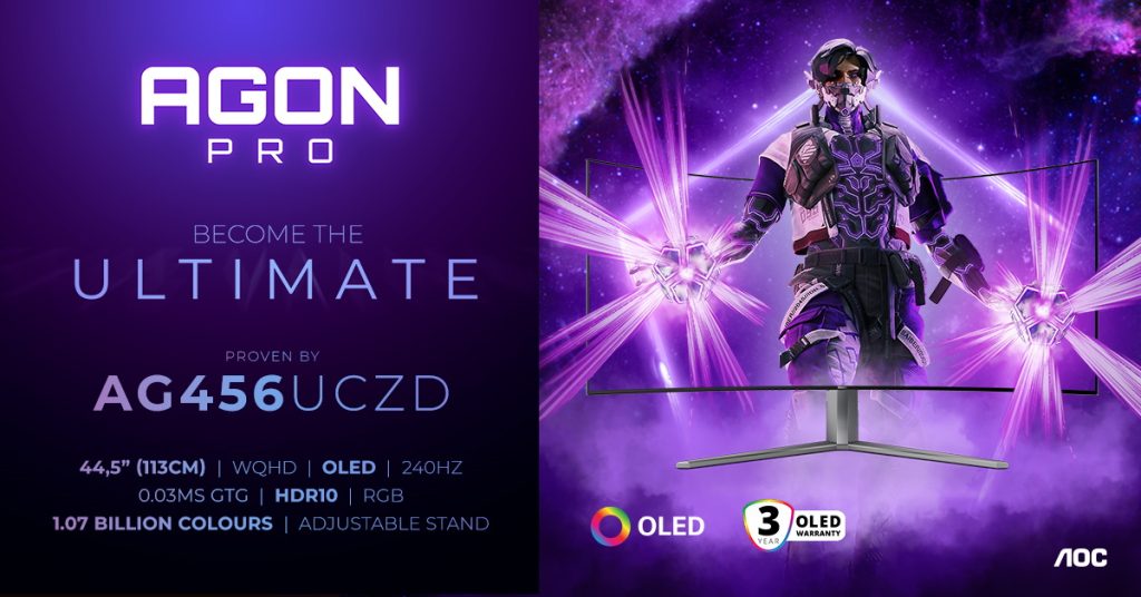 Monitor AOC AGON PRO AG456UCZD, um OLED de 44,5" 3 image002 1