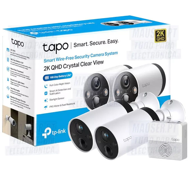 Kit Tapo C420S2 + H200: vídeo inteligente e controlo centralizado 7 Kit Tapo C420S2 + H200: vídeo inteligente e controlo centralizado