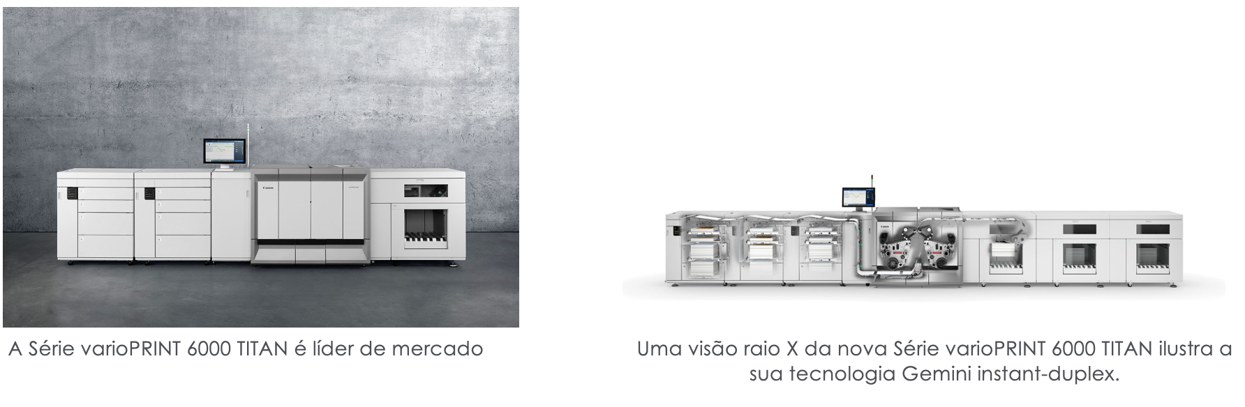 Canon Série varioPRINT 6000 TITAN com actualizações