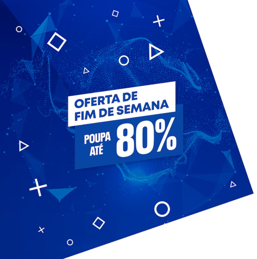 Campanha “Oferta de Fim de Semana” disponível na PlayStation Store com descontos de até 80%