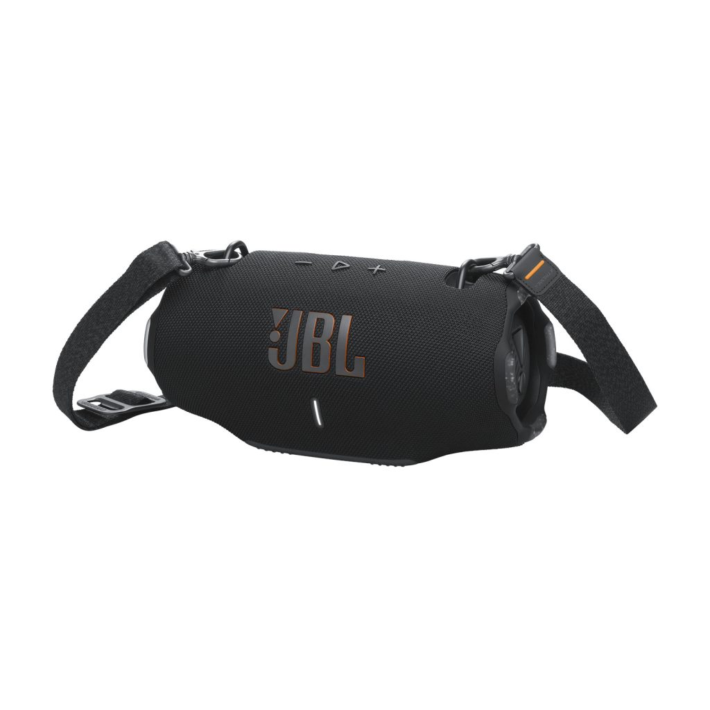 Novas JBL Xtreme 4, JBL Clip 5 e JBL Go 4 oferecem conectividade ilimitada a várias colunas 3 JBL XTREME 4 PVPR 34999 EUR 2 BLACK