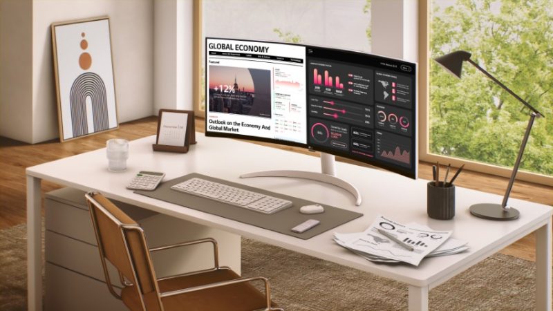 O LG MyView é um monitor inteligente e ultrawide curvo com 34" 3 LG MyView Smart Monitor 34SR65QC 03