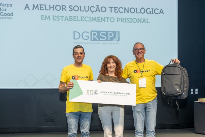Eis os vencedores da 10ª edição APPs for Good 9 AFG Melhor App em Estabelecimento Prisional Consola4Live 10aEdicao