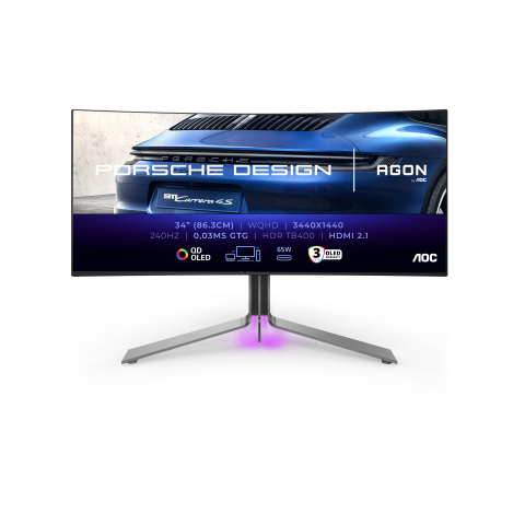 WOW: monitor gaming Porsche Design AOC AGON PRO PD34 3 AGON BY AOC