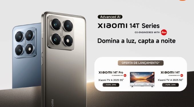 Na compra do Xiaomi 14T receba uma Smart TV