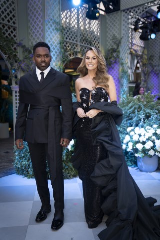 Keltie Knight and Justin Sylvester