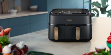 Philips Dual Basket Serie 3000 com cesto duplo