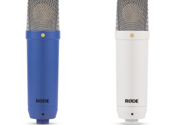 RØDE NT1 Signature disponível em azul cobalto e branco