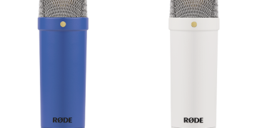 RØDE NT1 Signature disponível em azul cobalto e branco
