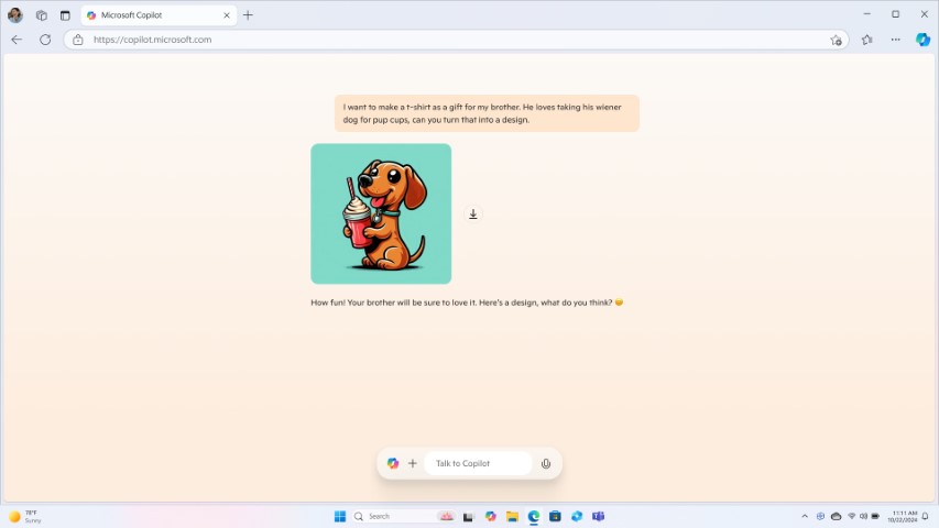 Copilot Image Generation