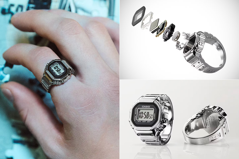 Casio CRW-001-1JR, um anel que é um relógio