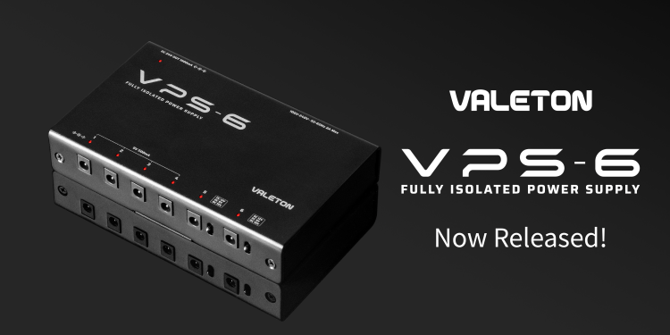 Valeton VPS-6, a fonte de alimentação com 6 saídas