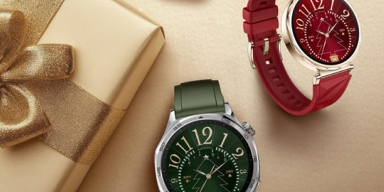 Anunciada a edição Natal da série HUAWEI Watch GT 5