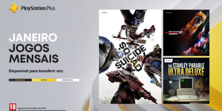 PlayStation anuncia os jogos do mês de janeiro para PlayStation Plus 1 PlayStation anuncia os jogos do mês de janeiro para PlayStation Plus