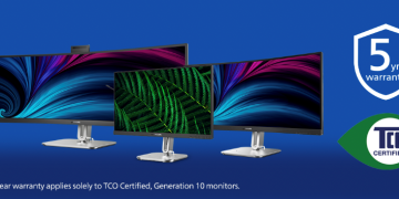 Philips: monitores empresariais com Certificação TCO e garantia de 5 Anos