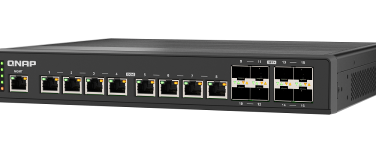QNAP lança switch de 16 portas 10GbE QSW-IM3216-8S8T
