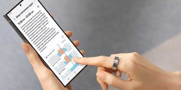 Samsung Galaxy Ring: novos tamanhos e funcionalidades na App Samsung Health