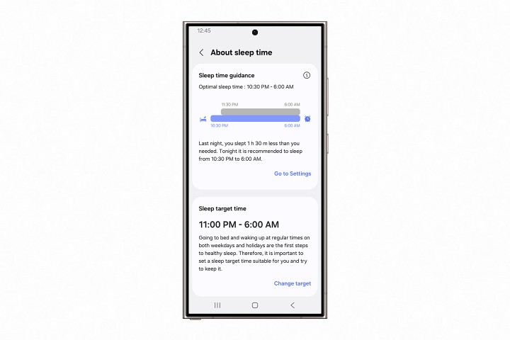 image2. Sleep time guidance