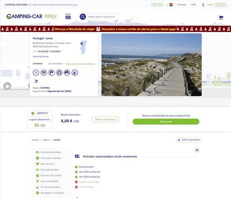 Camping-Car Park inaugura em Portugal a sua maior área de serviço para autocaravanas fora de França 3 Camping Car Park