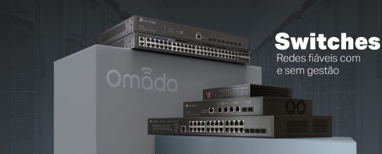 Omada SX3832 e SX3832MPP: 24 Portas de 10G para ultra conectividade 1 Omada SX3832 e SX3832MPP: 24 Portas de 10G para ultra conectividade
