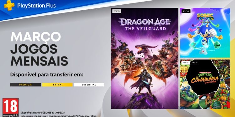 Playstation Plus: os jogos de Março 2025