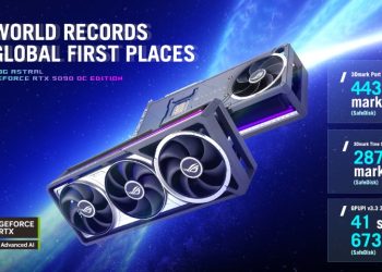 ROG Astral GeForce RTX 5090 OC Edition: seis recordes mundiais de desempenho