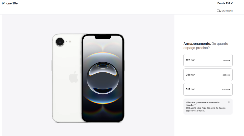 Conheça o novo iPhone 16e, que já pode ser reservado, a partir de 739 euros 6 image 2