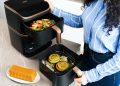 Cosori Turbo Tower Pro reinventa a airfryer com cerâmica e inteligência vertical