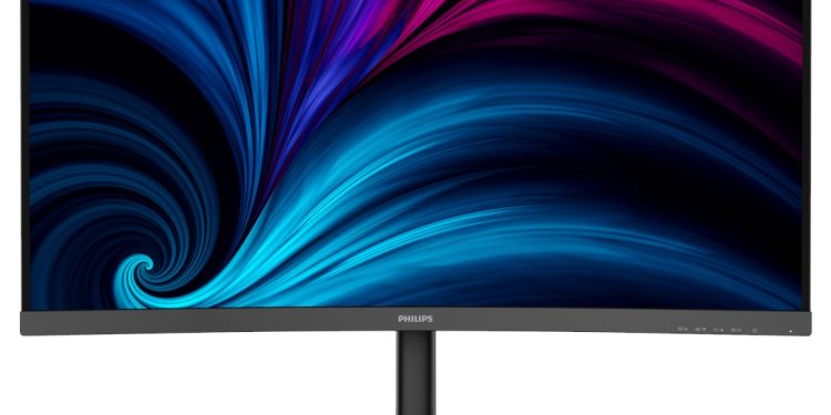 Philips 34B2U3600C: monitor curvo de 34" com 5 anos de garantia 1 Philips 34B2U3600C: monitor curvo de 34″ com 5 anos de garantia