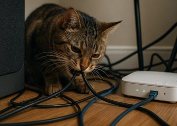 Como impedir que os gatos destruam os cabos eléctricos e outros?
