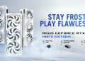 ASUS veste de branco e lança a RTX Série 50 em modo glaciar