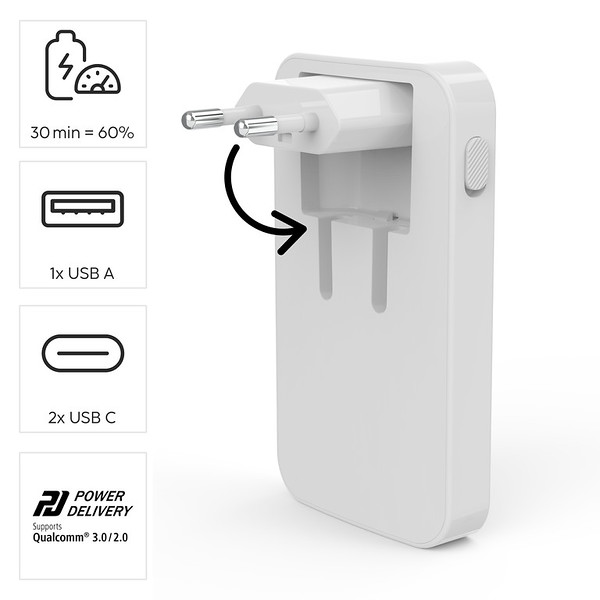 Hama Fast Flat Mini Charger b