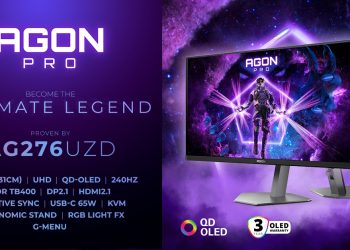 AGON PRO AG276UZD: A fusão de 4K, 240 Hz e QD-OLED