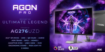 AGON PRO AG276UZD: A fusão de 4K, 240 Hz e QD-OLED