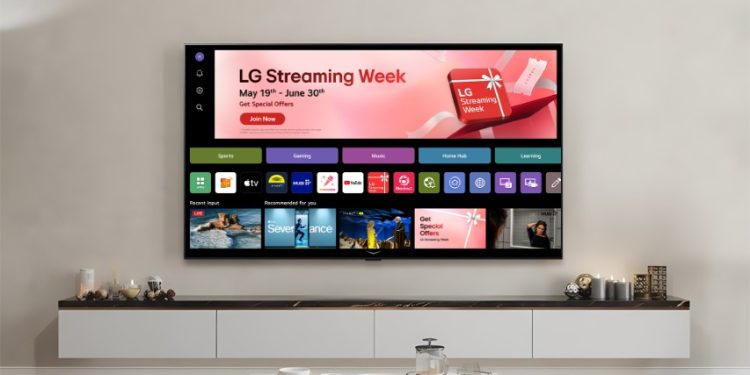 LG Streaming Week 2025 com ofertas até 30 de junho