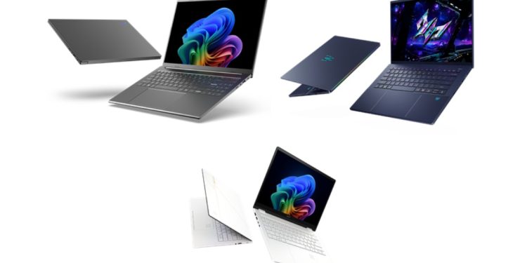 Acer alarga série Aspire AI com seis novos PCs Copilot+