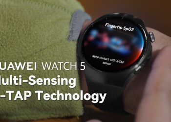 HUAWEI Watch 5 com tecnologia inovadora X-TAP já está disponível