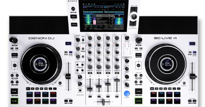 Denon DJ SC LIVE 4 agora em branco — potência e estilo num só equipamento 1 Denon DJ SC LIVE 4 agora em branco — potência e estilo num só equipamento