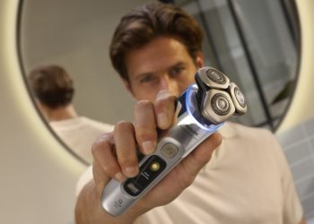 Máquina de barbear Philips i9000 Prestige Ultra e Head Shaver Pro Série 5000 para o Dia do Pai