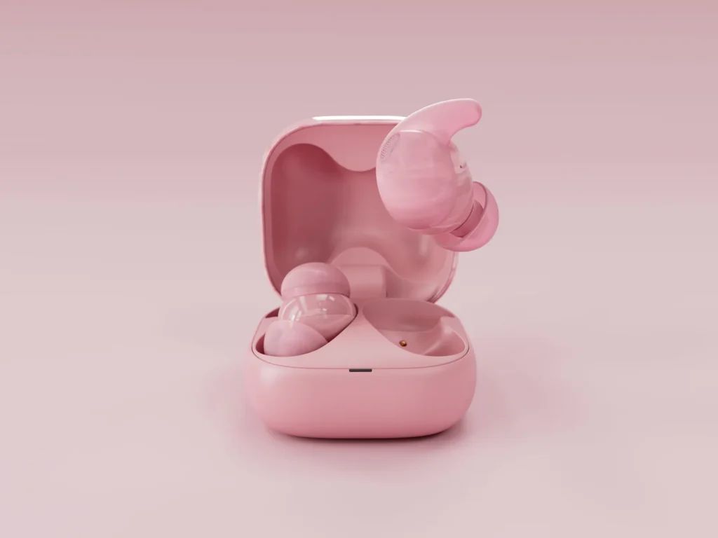 Sony LinkBuds Fit ganham edição rosa marmoreada – e são irresistíveis 2 Sony LinkBudsFit pink