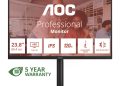 AOC Essential E4: monitores empresariais com 5 anos de garantia