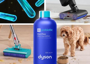 Dyson revela: limpar o chão com água não chega