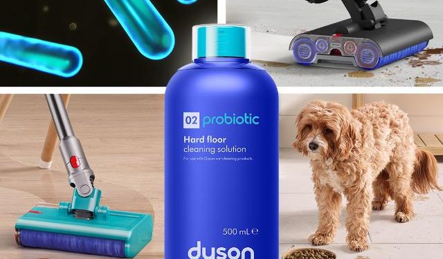 Dyson revela: limpar o chão com água não chega
