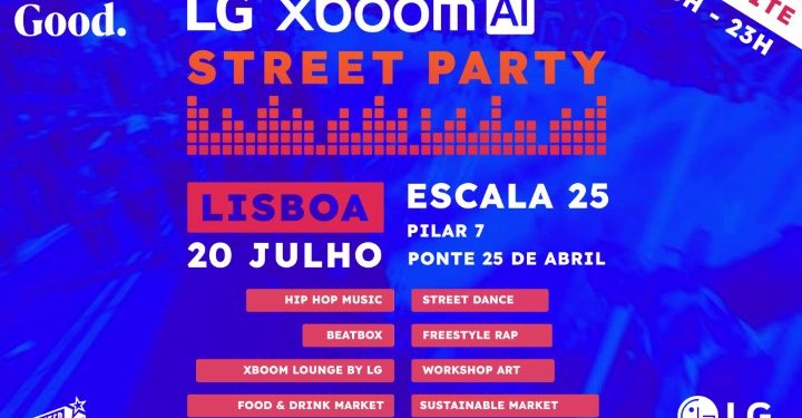 LG XBOOM Street Party: uma festa para toda a família